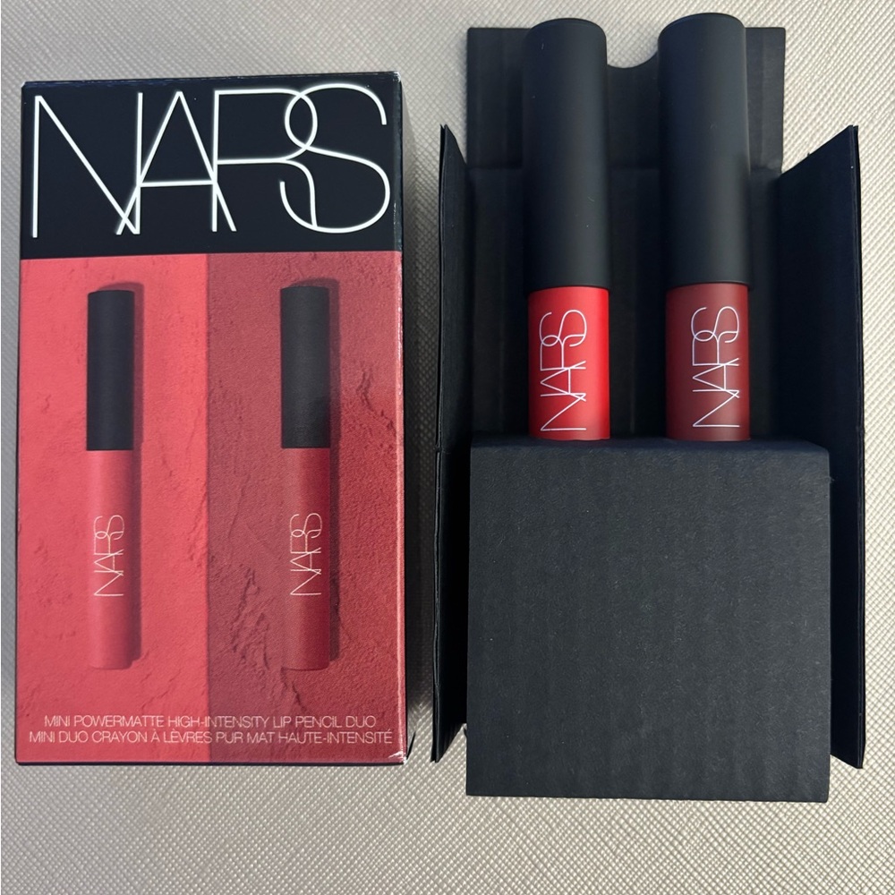 NARS Powermatte Lip Crayon/Pencil Set CRUELLA / DRAGON GIRL
